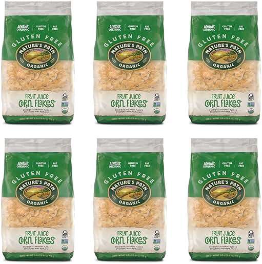 Nature's Path Organic Fruit Juice Sweetened Corn Flakes Cereal, 26.4 oz (Pack of 6), Gluten Free, Non-GMO, Earth Friendly Packaging - Image 5