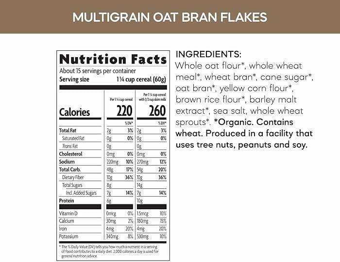 Nature's Path Organic Multigrain Oat Bran Flakes Cereal, 32 oz (Pack of 6), Non-GMO, Earth Friendly Packaging - Image 2