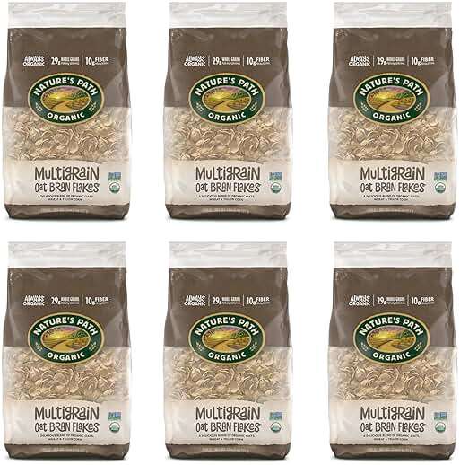 Nature's Path Organic Multigrain Oat Bran Flakes Cereal, 32 oz (Pack of 6), Non-GMO, Earth Friendly Packaging - Image 4