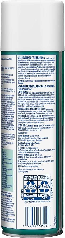 CloroxPro Disinfecting Spray, Fresh Scent, 19 Ounces, Pack of 12 (Packaging May Vary) - Image 5