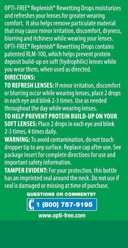 Opti-Free Replenish Rewetting Drops,10-mL,0.33 Fl Oz - Image 3