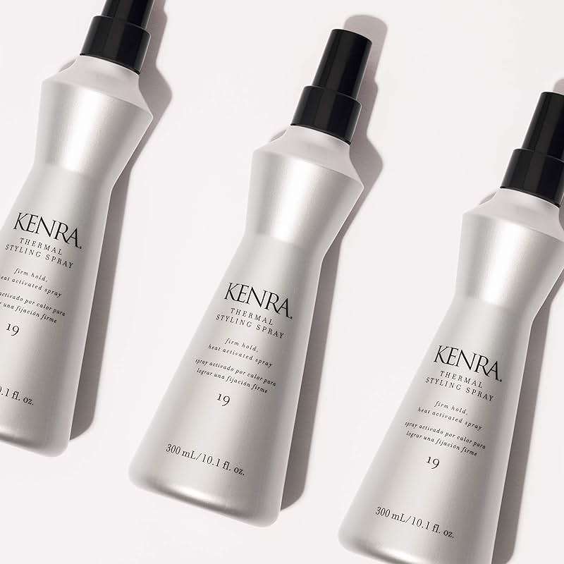 Kenra Professional Thermal Styling Spray 19 | Heat Protection | Firm Hold Heat-Activated | Tames Frizz, Flyaways & Adds Shine | All Hair Types | 10 fl. Oz - Image 5