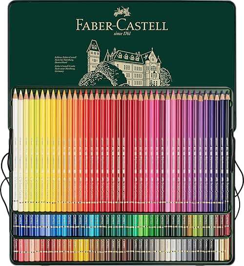 Faber-Castell Polychromos Artists' Color Pencils - Tin of 120 Colors - Premium Quality Artist Pencils - Image 5