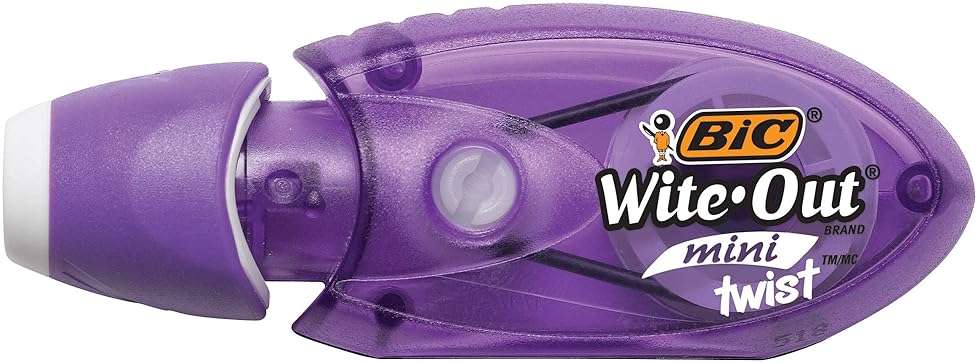 BIC Wite-Out Brand EZ Correct Correction Tape, White, 2-Count - Image 5