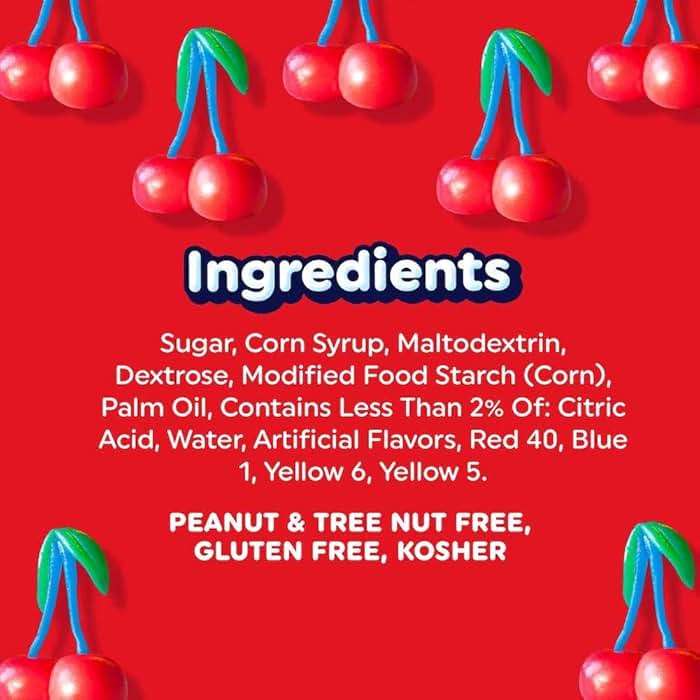 Airheads Full-Size Candy Bars, Taffy Candy Pack, Individually Wrapped Bulk Candy, Cherry Flavor Artificially Flavored, 36 Count Box - Image 3