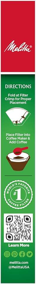 Melitta #4 Cone Coffee Filters, White, 40 Total Filters Count - Packaging May Vary - Image 5
