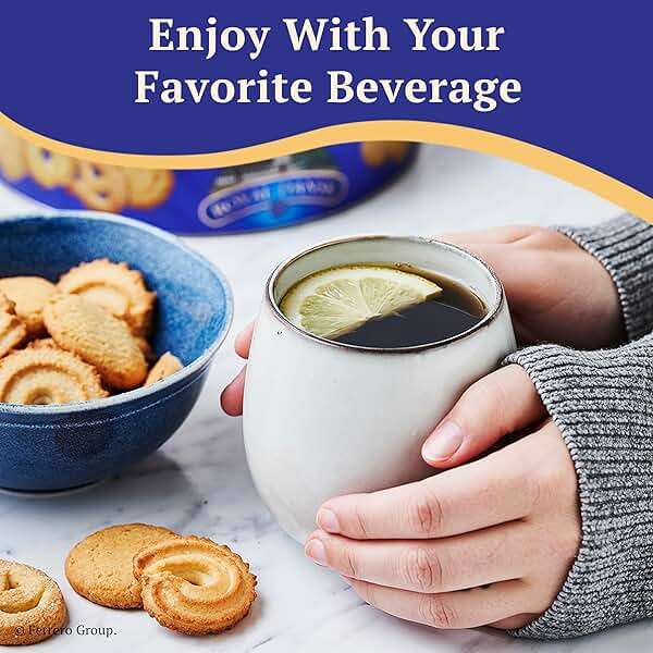 Royal Dansk Danish Butter Cookies, Premium Assorted Cookies in Gift Tin, Great for Sharing and Gifting, 12 oz - Image 6