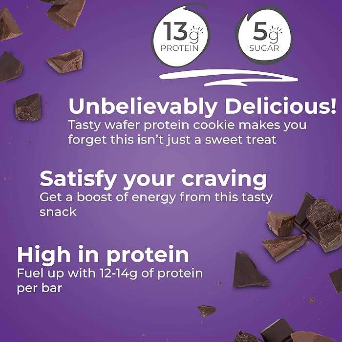 Power Crunch Protein Energy Wafer Bars, Triple Chocolate, 1.4 Ounce (12 Count) - Image 2