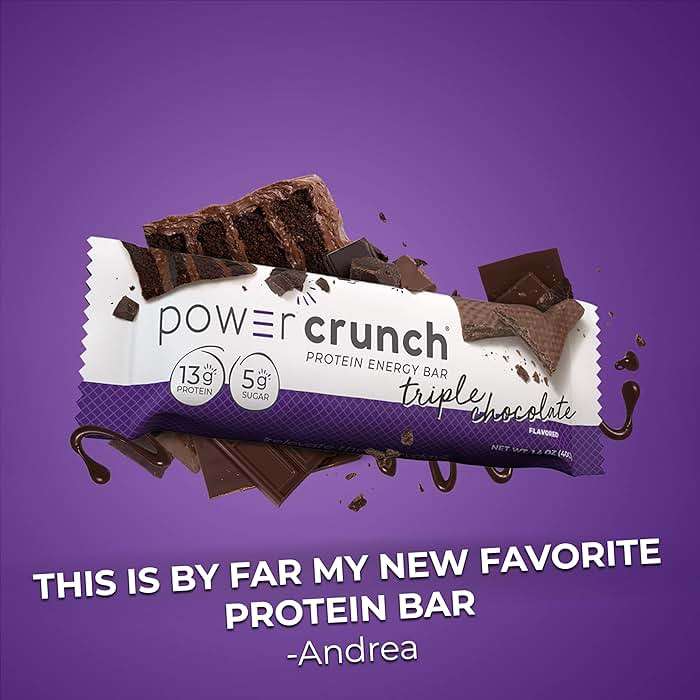 Power Crunch Protein Energy Wafer Bars, Triple Chocolate, 1.4 Ounce (12 Count) - Image 6