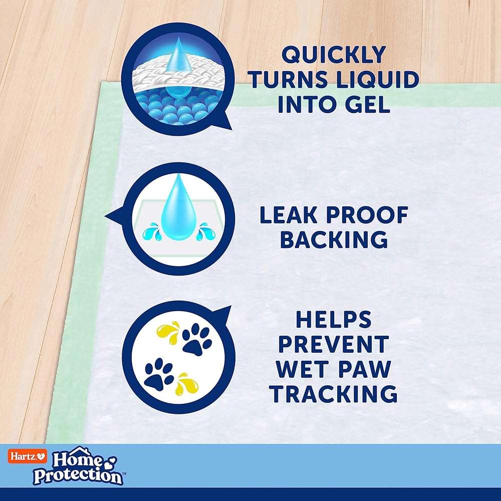 Hartz Home Protection Super Absorbent Odor Eliminating No Leaks Dog Pads, 50 Count - Image 6