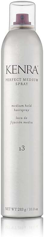 Kenra Professional Perfect Medium Spray 13 | Provides Styling Control Without Stiffness | Medium Hold | Fast-Drying Formulation | High Shine Finish | All Hair Types - Image 1