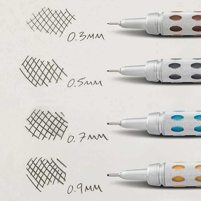 Pentel GraphGear 1000 Mechanical Pencil, (0.5mm) Point Size, Black Barrel, 1 Each (PG1015A) - Image 8