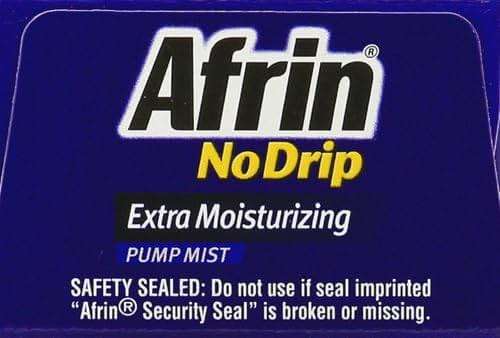 Afrin No Drip Extra Moisturizing 12 Hour Nasal Congestion Relief Pump Mist, Sinus Spray Decongestant - 15 mL - Image 16