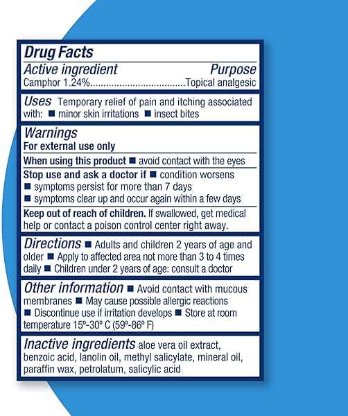 Blue Star Anti-Itch Medicated Ointment, Fast-Acting Relief for Dry, Itchy Skin, Rashes, Ringworm, Dry Cracked Heels & More, Hydrocortisone-Free & Steroid-Free, 2 OZ - Image 2