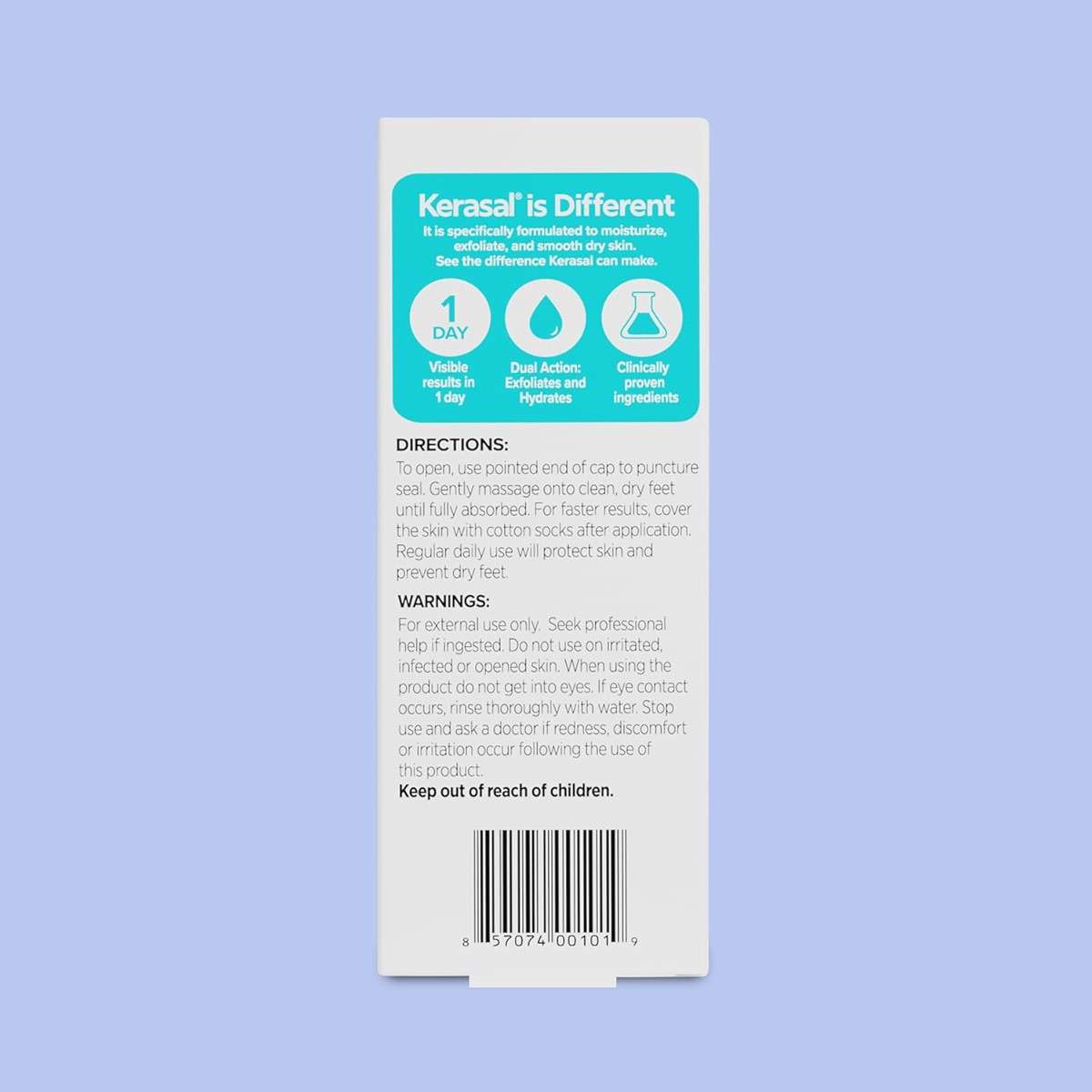 Kerasal Intensive Foot Repair, Skin Healing Ointment for Cracked Heels and Dry Feet, 1 Oz - Image 9