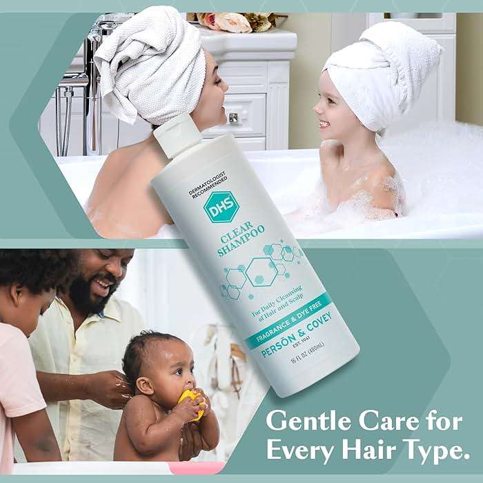 DHS Clear Shampoo, 16 Oz - Image 6