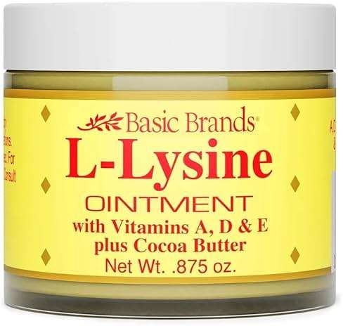 Basic Brands Lysine Lip Balm, Cold Sore & Herpes Simplex Treatment - Image 1