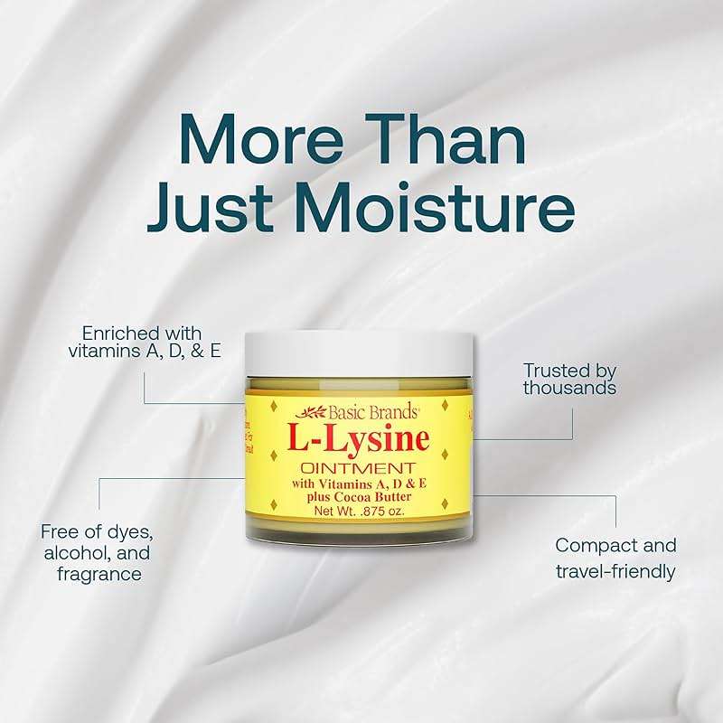 Basic Brands Lysine Lip Balm, Cold Sore & Herpes Simplex Treatment - Image 3