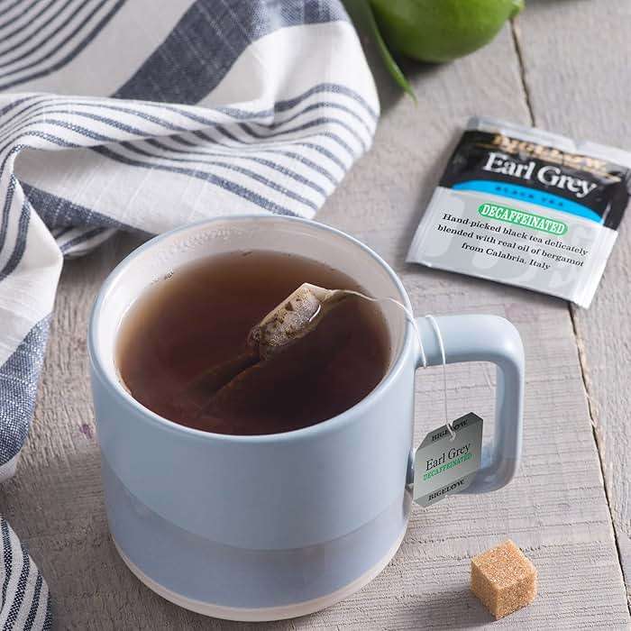 Bigelow Tea Decaffeinated Earl Grey Black Tea, Decaf Tea, 20 Count Box (Pack of 6), 120 Total Tea Bags - Image 2