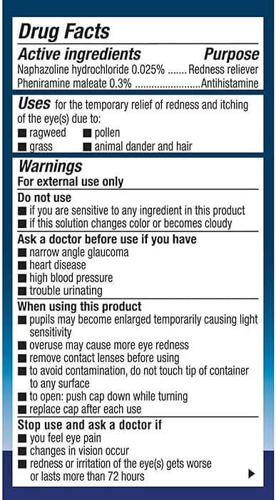 Naphcon A Allergy Eye Relief 0.5 oz.Eye Drops, 1 Ct - Image 4
