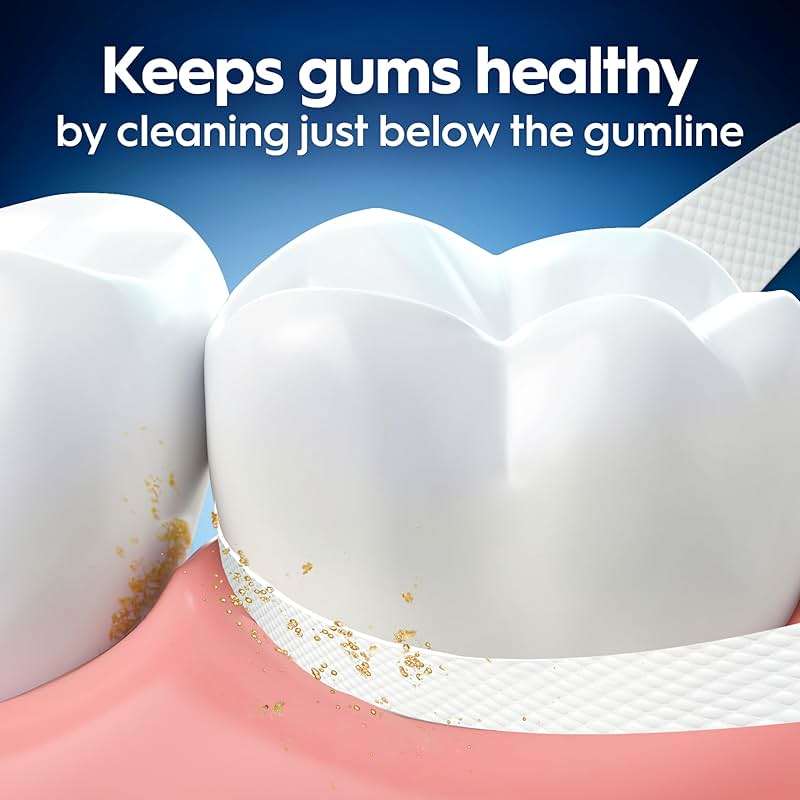 Oral-B Glide Healthy Gums Unflavored Dental Floss, Smooth, Strong, Shred Resistant, Value 2 Pack (50m Each) - Image 6