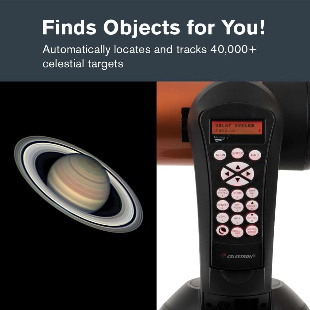 Celestron NexStar 4SE Computerized Telescope – 4-Inch Maksutov-Cassegrain Optical Tube – Fully Automated GoTo Mount with SkyAlign – Ideal for Beginners and Advanced Users – 40,000+ Object Database - Image 3