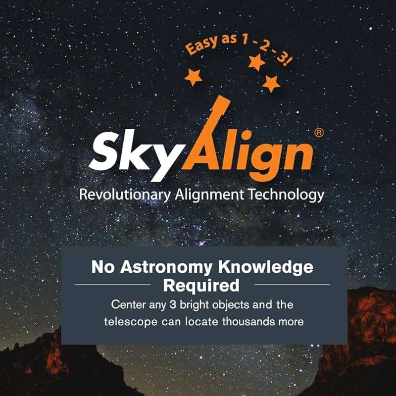 Celestron NexStar 4SE Computerized Telescope – 4-Inch Maksutov-Cassegrain Optical Tube – Fully Automated GoTo Mount with SkyAlign – Ideal for Beginners and Advanced Users – 40,000+ Object Database - Image 7