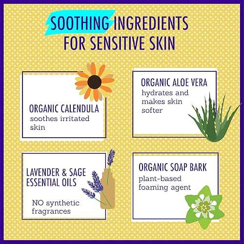 California Baby Calming Baby Shampoo + Baby Wash | 100% Plant-Based | Lavender Body Wash For Sensitive Skin | Hypoallergenic | 517 mL / 17.5 oz. - Image 6