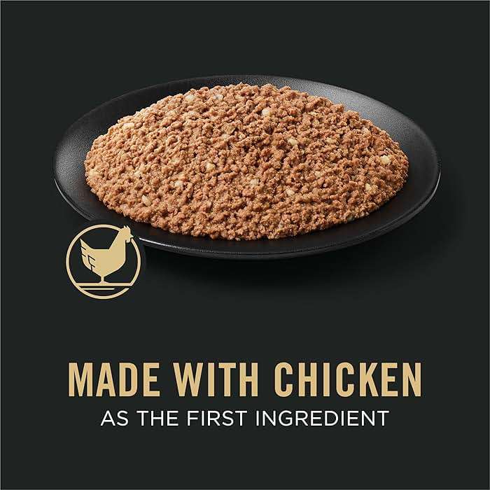 Purina Pro Plan Wet Puppy Food Pate, Wet Food Classic Chicken and Rice Entrée - (Pack of 12) 13 oz. Cans - Image 3
