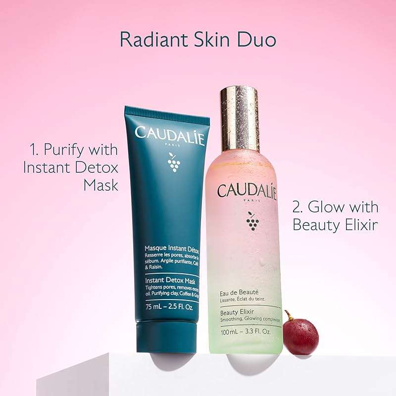 Caudalie Beauty Elixir Face Mist: Toner That Tightens Pores + Reduces Dullness + Sets Makeup - Image 8
