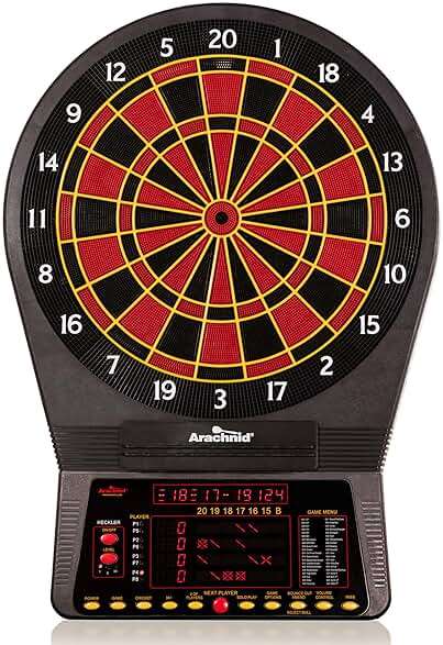 Arachnid Cricket Pro Tournament-Quality Electronic Dartboard up to 40 Games and 315 Variations (Including Popular Cricket Modes) - Image 1