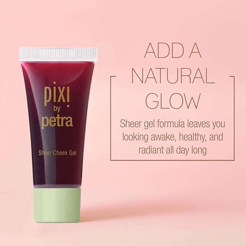 Pixi Sheer Cheek Gel - Flushed | Gel Blush For A Sheer Flush Of Colour | Oil-Free & Fragrance-Free Hydrating Liquid Blush | 0.45 Fl Oz - Image 2