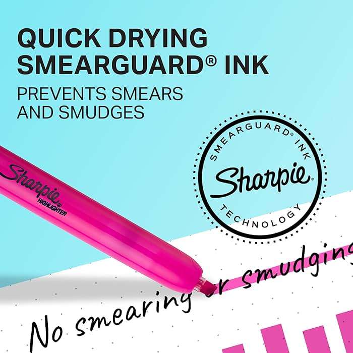 Sharpie Retractable Highlighters, Chisel Tip, Assorted Colors, 8 Count - Journaling, Classroom, Study Supplies - Image 4