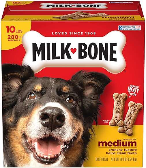 Milk-Bone Original Dog Treats Biscuits for Medium Dogs, 10 Pound - Image 1