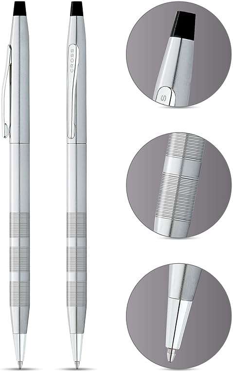 Cross Classic Century Diamond Cut Satin Ball-Point Pen - Image 3