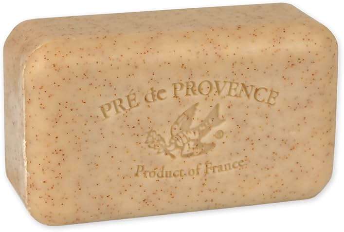 Pre de Provence Artisanal French Moisturizing Soap Bar, Shea Butter Enriched, Quad Milled for Long Lasting Rich Smooth Lather, 5.3 Ounce, Honey Almond - Image 1