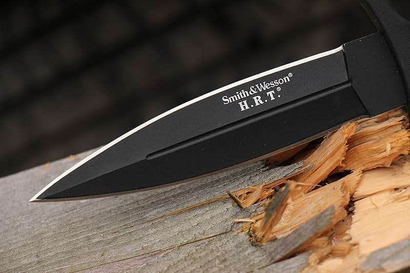Smith & Wesson 9" H.R.T Double Edged Boot Knife with High Carbon Stainless Steel Blade - Image 3