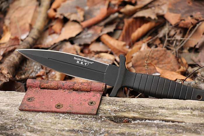 Smith & Wesson 9" H.R.T Double Edged Boot Knife with High Carbon Stainless Steel Blade - Image 4
