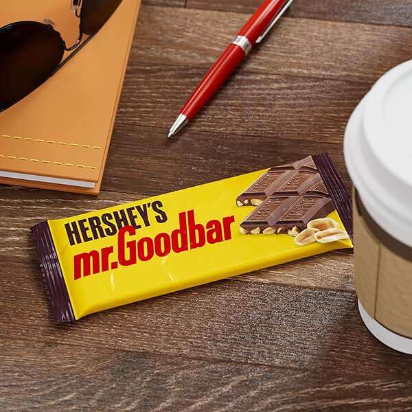 HERSHEY'S MR. GOODBAR Chocolate with Peanuts Candy Bars, 1.75 oz (36 Count) - Image 7