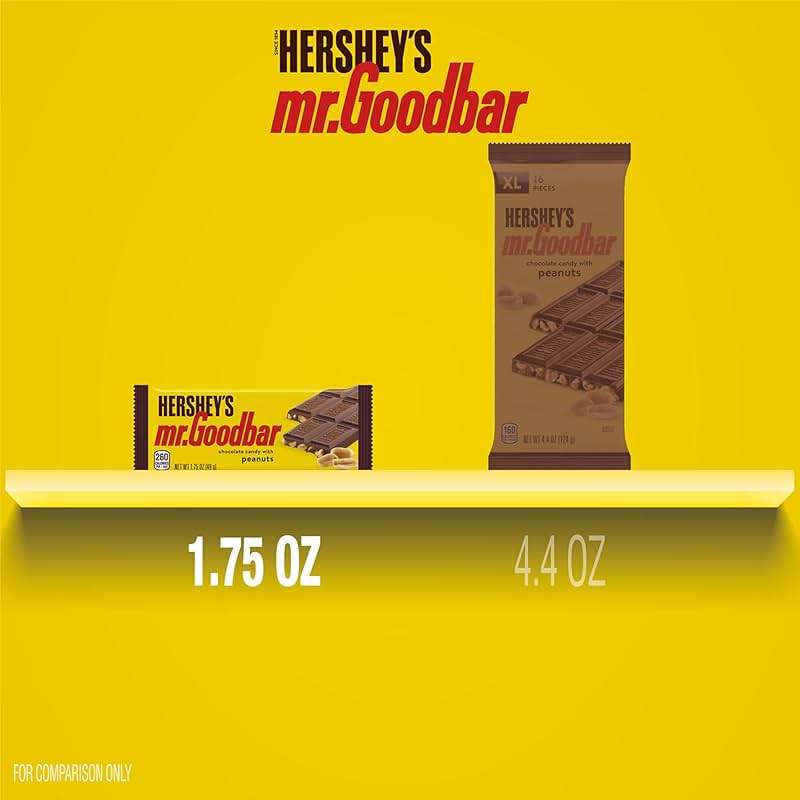 HERSHEY'S MR. GOODBAR Chocolate with Peanuts Candy Bars, 1.75 oz (36 Count) - Image 8