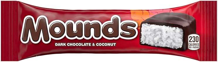 MOUNDS Dark Chocolate and Coconut Candy Bars, 1.75 oz (36 Count) - Image 4