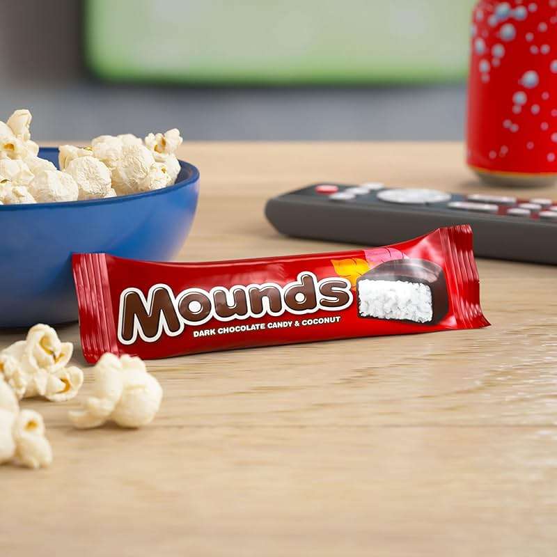 MOUNDS Dark Chocolate and Coconut Candy Bars, 1.75 oz (36 Count) - Image 5