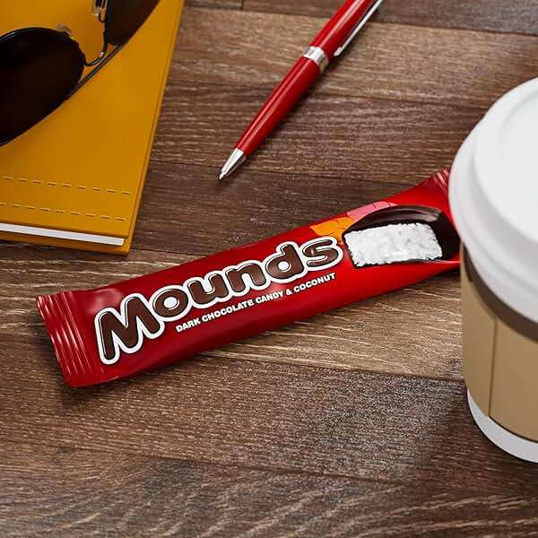 MOUNDS Dark Chocolate and Coconut Candy Bars, 1.75 oz (36 Count) - Image 6