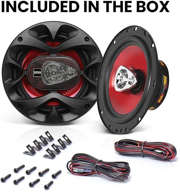 BOSS Audio Systems CH6530 Chaos Series 6.5 Inch Car Door Speakers - 300 Watts (Pair), 3 Way, Full Range, Tweeters, Coaxial, Sold in Pairs - Image 5