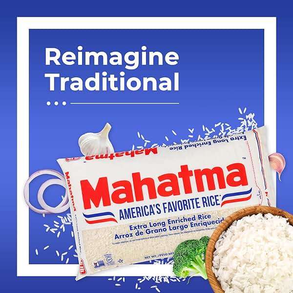 Mahatma Extra-Long-Grain Rice 5-Pound Rice Bag, Gluten-Free and Non-GMO White Rice Bulk Bag - Image 4
