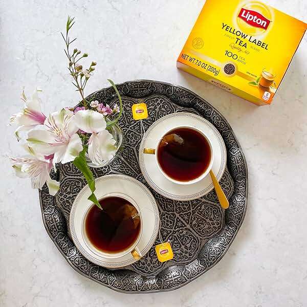 Lipton Yellow Label International Blend | Lipton Tea Bags |Black Tea| Premium Quality | 200 Grams (Pack of 1) - Image 5