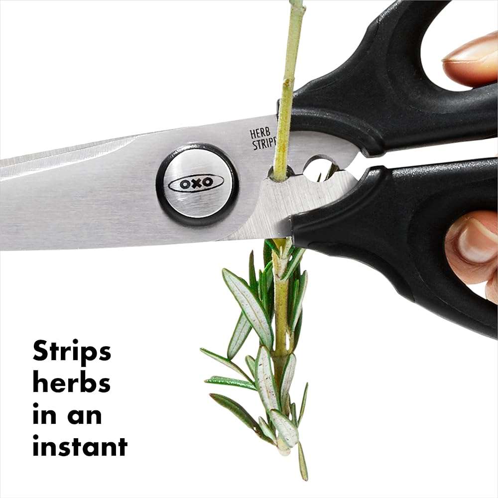 OXO Good Grips Multi-Purpose Kitchen and Herbs Scissors - Image 4