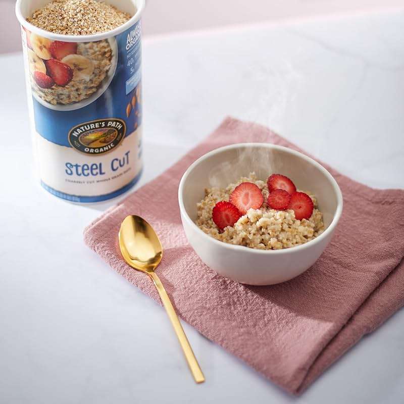 Nature's Path Organic Steel Cut Oats Instant Oatmeal, 30 oz (Pack of 6), Non-GMO - Image 6