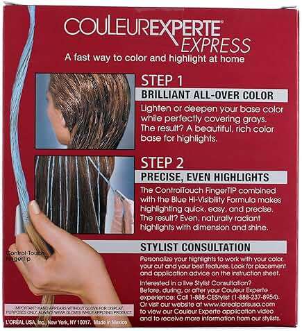 L'Oreal Paris Couleur Experte Color + Highlights in a Flash, Medium Iridescent Blonde - Ice - Image 2