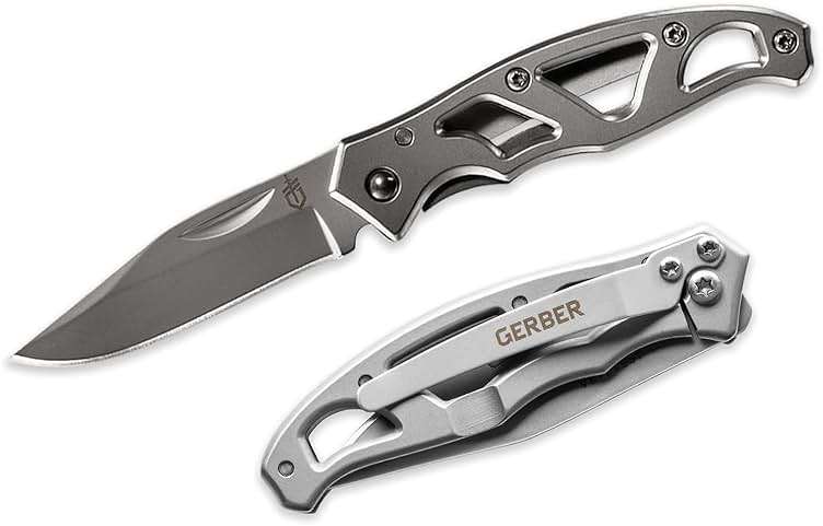 Gerber Gear Paraframe Mini Pocket Knife, 2.2" Fine Edge Small EDC Folding Knife with Safety Lock for Everyday Carry, Gifts for Men, Stainless Steel - Image 1